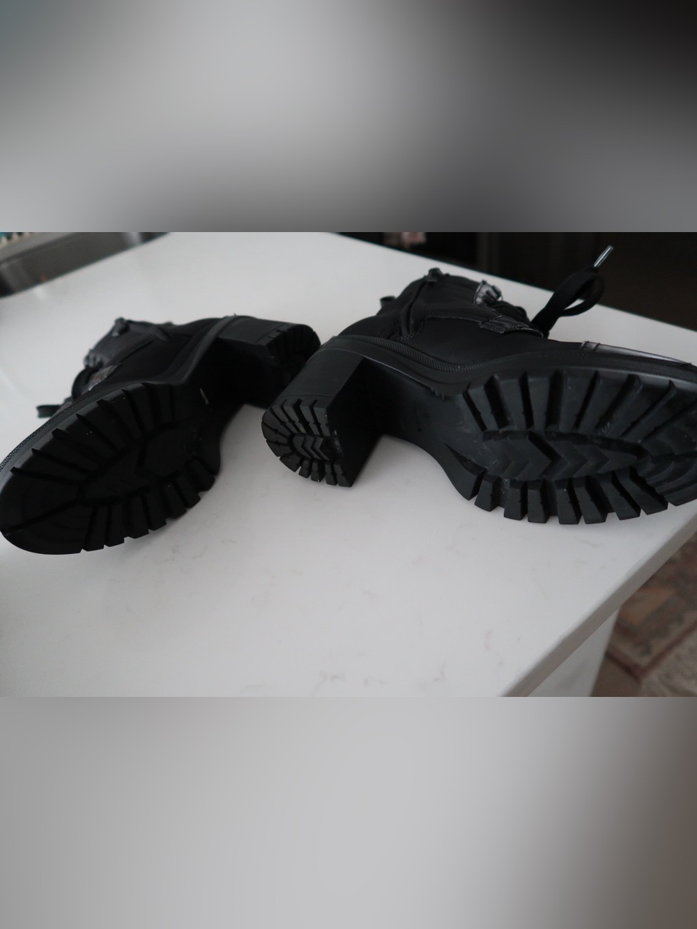Prada Re-Nylon and Leather Combat Boot - Picture 5 of 7